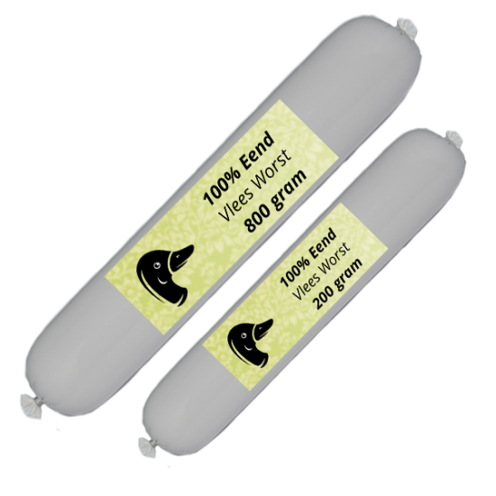 Eend   vlees worst   800 gram 0